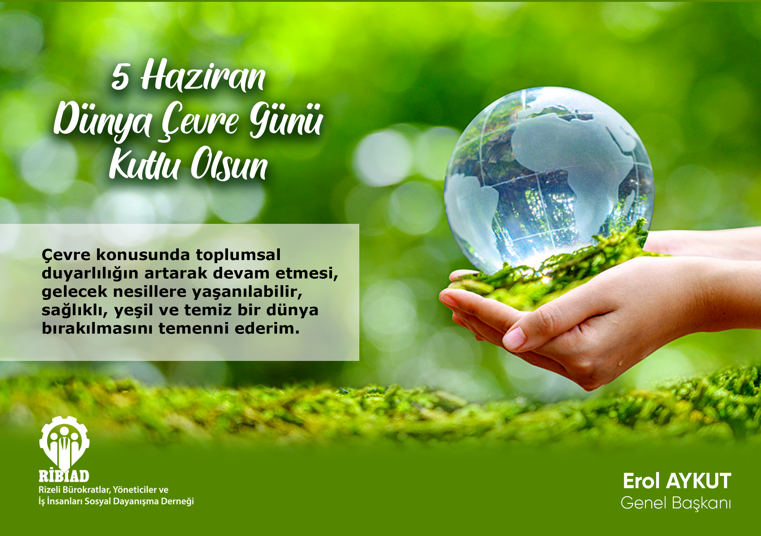 5 HAZİRAN DÜNYA ÇEVRE GÜNÜ