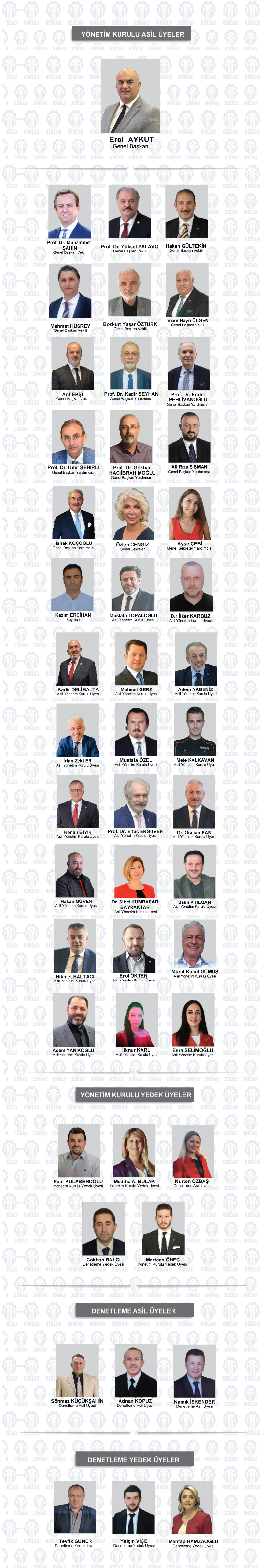 Yönetim Kurulu Organizasyon Şeması 